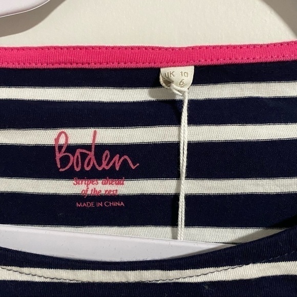 Boden Christmas Brenton Long Sleeve Top, New with Tags - Picture 7 of 7